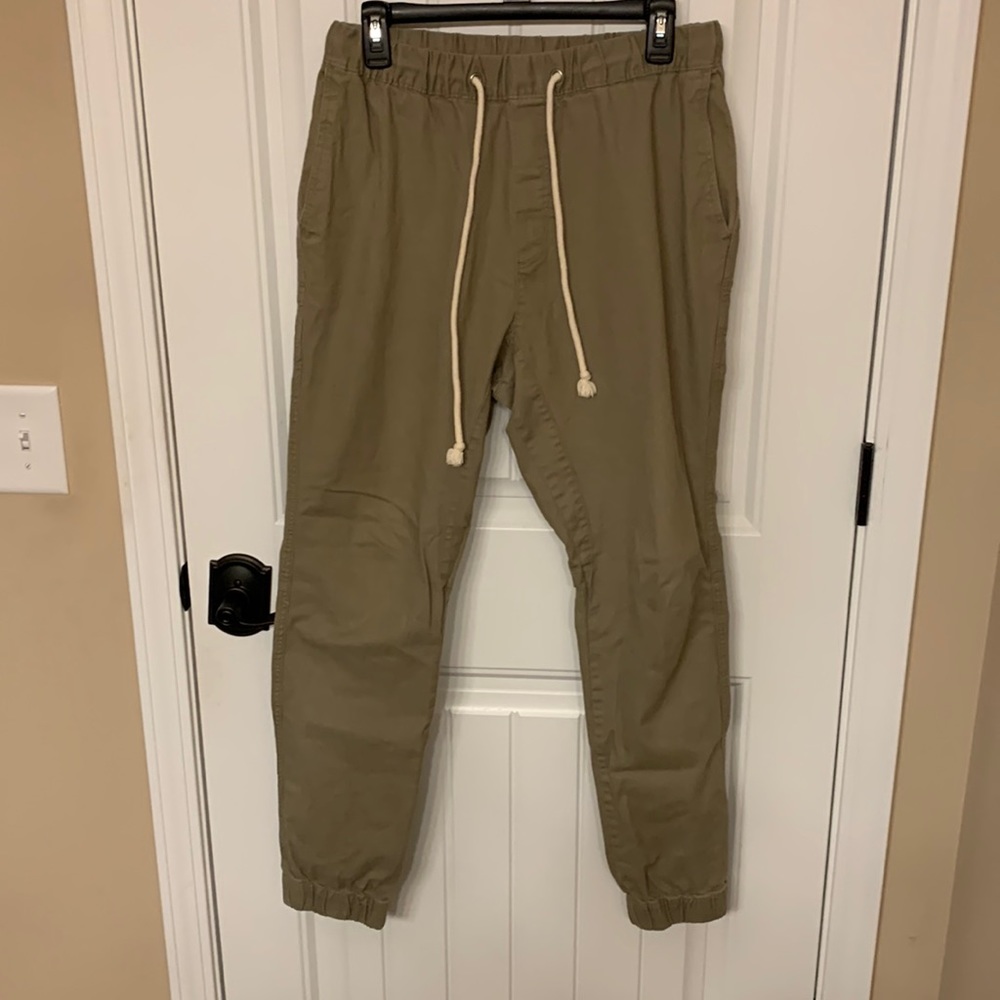 Grey and Green H&M Khaki Joggers. Mens size 30.